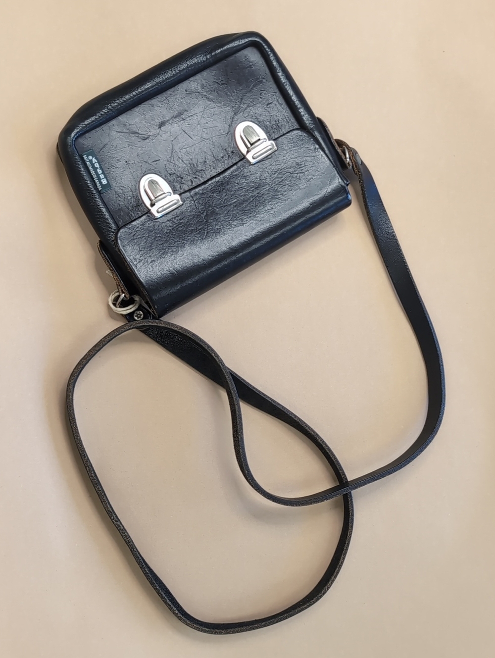 Vintage Rugby Crossbody Leather